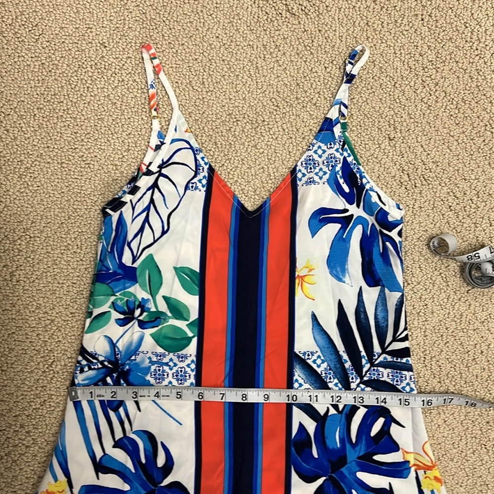 Tommy Bahama Palm Party Scarf Handkerchief Dress or Beach Pool Swim Cover Up XS - Picture 9 of 11